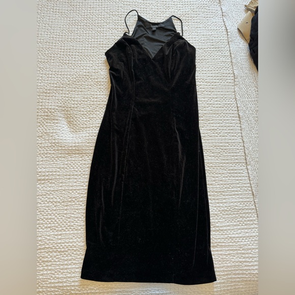 GUESS Velvet Slip Dress - Picture 5 of 5